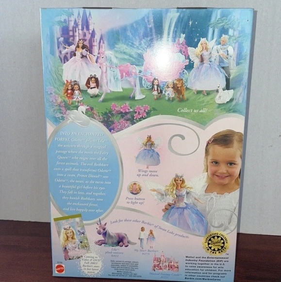 2003 SWAN LAKE ODETTE BALLERINA SWAN PRINCESS Y2K BARBIE DOLL - Picture 9 of 12